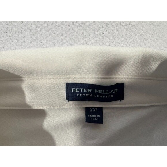 Peter Millar Crown Crafted Albatross Pique Short Sleeve Polo Shirt Men 2XL NWT - Picture 5 of 12
